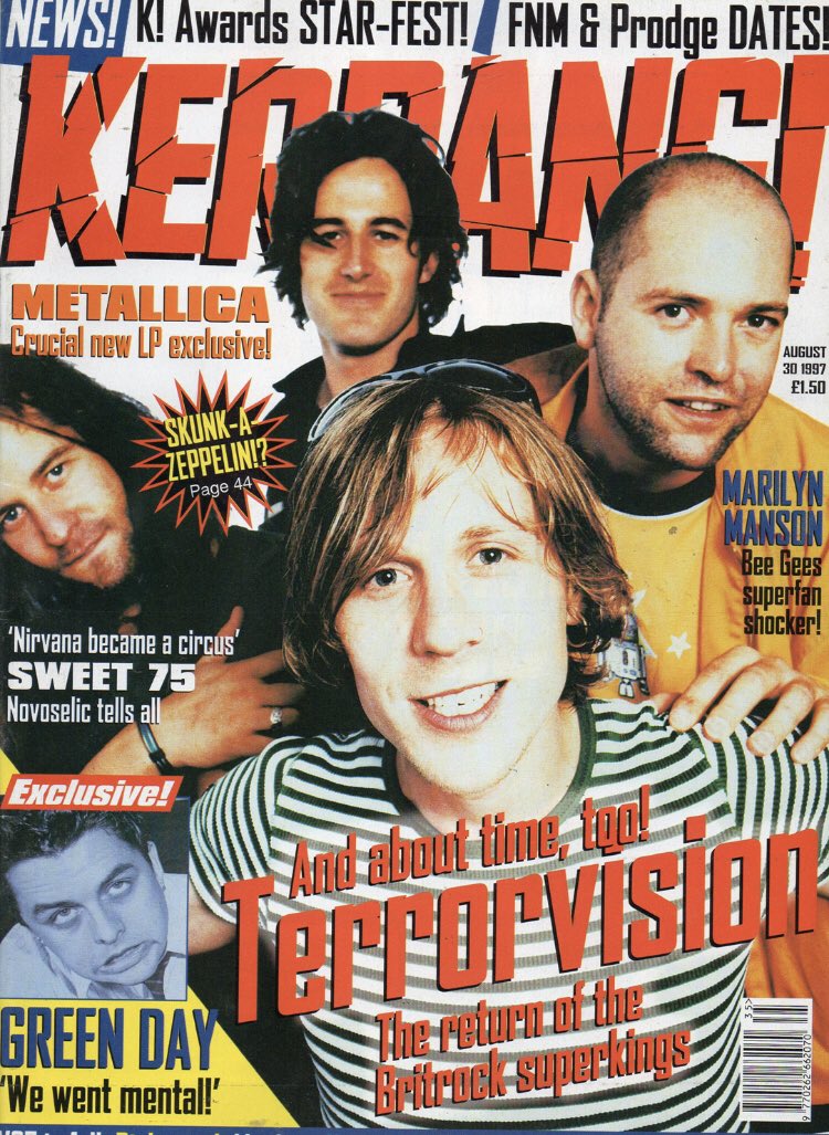 at_begins's tweet image. 30th August 1997
@KerrangMagazine #kerrang #terrorvision #rockcharts