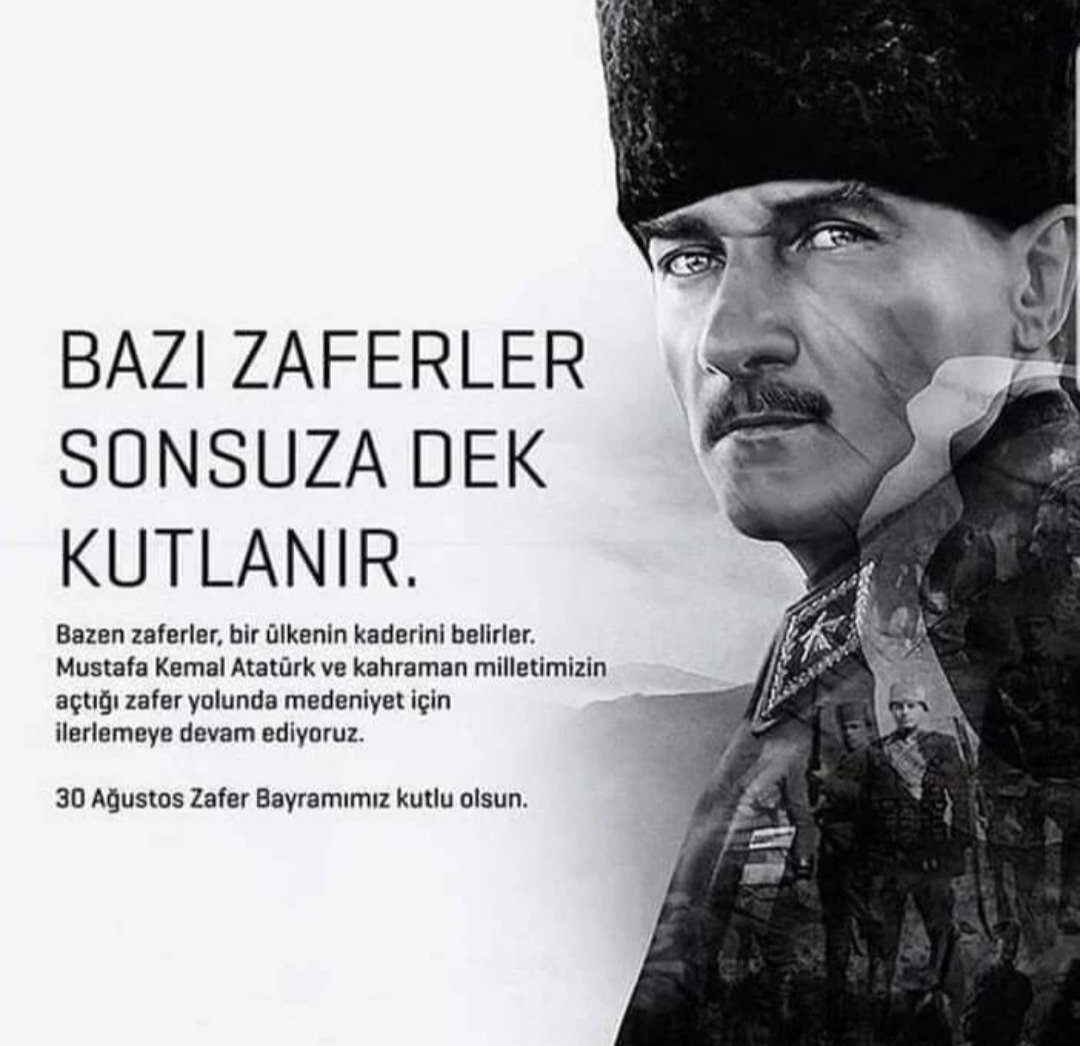 Saygı, özlem ve minnetle anıyoruz. 30 Ağustos Zafer Bayramımız kutlu olsun.
#30AgustosZaferBayramı