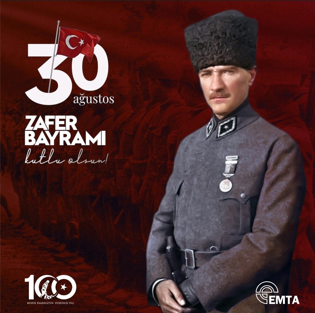 30 Ağustos Zafer Bayramımız Kutlu Olsun.. 🇹🇷
#MustafaKemalAtatürk #30Agustos