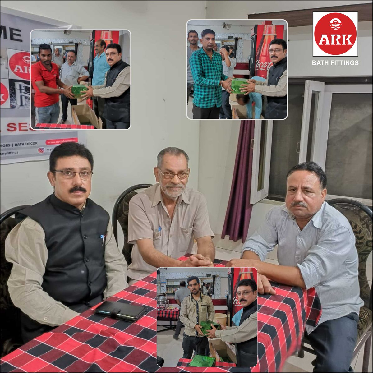 arkbathfittings's tweet photo. ARK Technical session at M/s Baldev Chand Gyan Chand ,Ghumarwin, HP
Hosted by Sh. Subhash Chand on 22.8.22
ARK Represented by: Sh. Krishna Kant & Sh. Parmjit
#ARK_Faucets
#ARK_Sanitary_Fittings
#OldestBathroomFittingBrand
#ARKSanitaryware
#TechnicalMeet https://t.co/RiKWODozgv