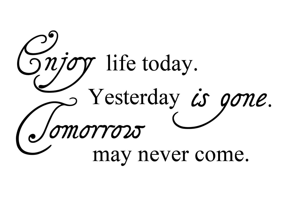 DaniTheVenom's tweet photo. Enjoy life today, Yesterday &amp; is gone Tomorrow may never come. https://t.co/ZNlyIp9m2C
