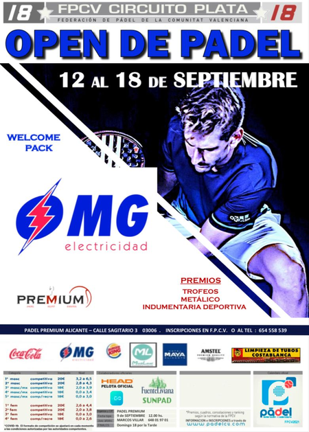 LLEGA EL OPEN DE PADEL PREMIUM 18M18F PLATA 2022 <a href="/PadelPremium/">Padel Premium</a> 
padel-alicante.com/comment.php?co…