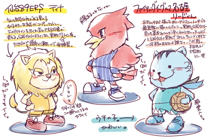 息抜きがてら今季はじめましてのB1マスコットくん予習。 