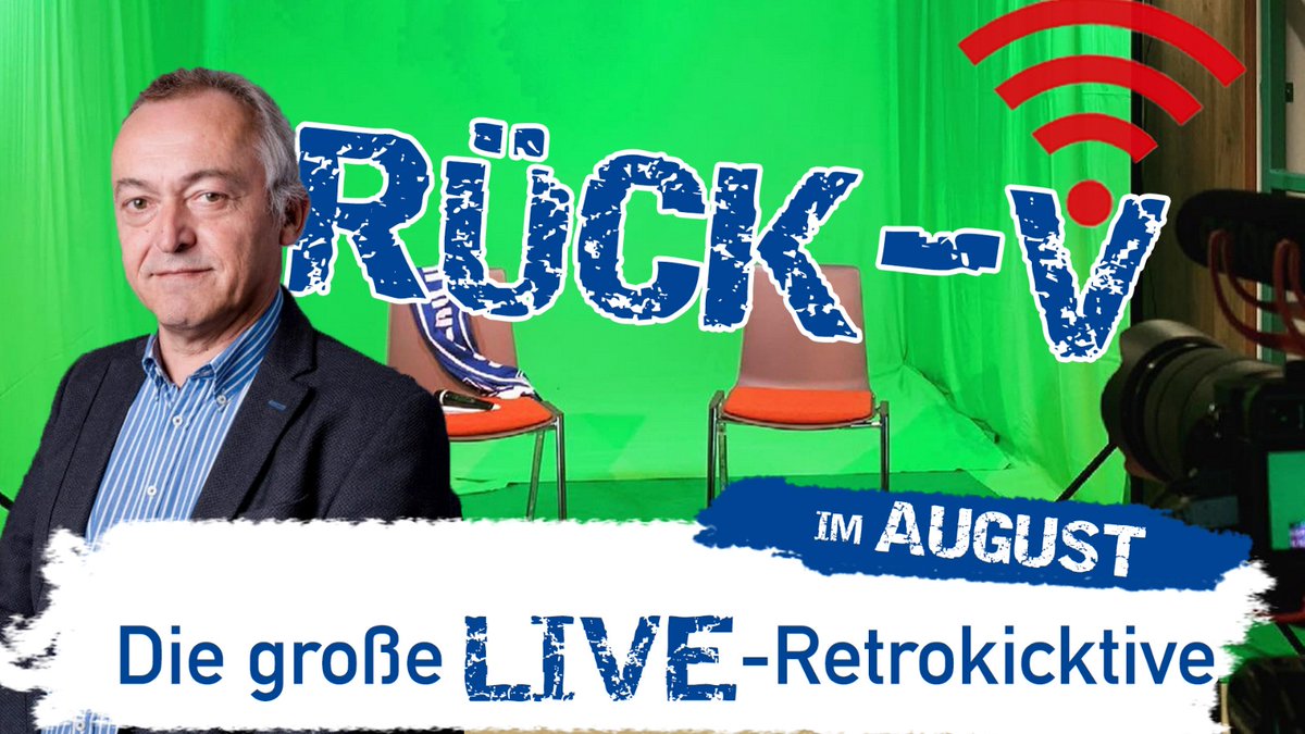 VTV und BlauCrowdFM proudly present:
Rück-V ist ab jetzt im Fernsehen 🙂
Premiere der Retrokicktive auf <a href="/dorftv/">DORFTV</a>: Dienstag, 30.08.22, 18.00 Uhr mit <a href="/StefanReiter2/">Stefan Reiter</a> als Studiogast.