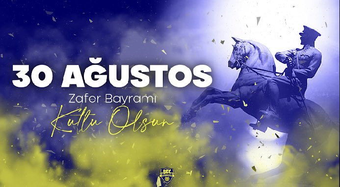 İstiklal Mücadelemizin kahramanlarını, ülkemizin ve milletimizin bölünmez bütünlüğü için canlarını seve seve veren tüm aziz şehitlerimizi, kahraman gazilerimizi rahmet, minnet ve şükranla anıyoruz. 🇹🇷
-
30 Ağustos Zafer Bayramımız kutlu olsun! #30ağustos #zaferbayramı