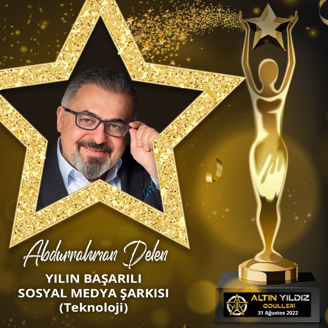 31 Ağustosta 2.ncisi gerçekleşecek olan @altinyildizodulleri2022 bizi bu Ödülle laık gören bu geceyi düzenliyen Melih çapına teşekkür ederiz ve kiymetli kardeşim @brtmanager ve <a href="/apexgrafik/">apex grafik</a> sonsuz teşekkürler. #ödültöreni #teknoloji #sosyalmedya #şarkı #istanbul #