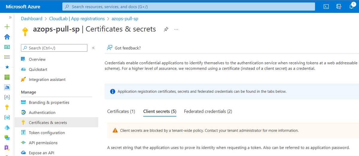 Thomas_Live's tweet photo. Governance and Security for #AzureAD #WorkloadIdentities are an essential aspect across the entire lifecycle. In my new session at #WPNinjaS, I will show how to implement "App management policies" to govern credentials and use security features to protect non-human identities. https://t.co/juRfJlcWOS