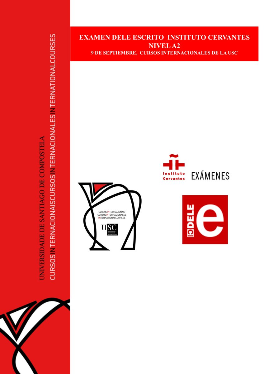 ci_usc's tweet photo. Examenescrito #DELEA2 @InstCervantes @ci_usc 9/09
@UniversidadeUSC @InformacionUSC @Turgalicia @santiagoturismo @concelloverin @SantaCombaPress @concelloarteixo @CBecerrea @SarriaConcello @concellodearzua @ConcellodoBarco @concelloribeira @concello @ConcelloCoruna https://t.co/mvFGqQhAlo