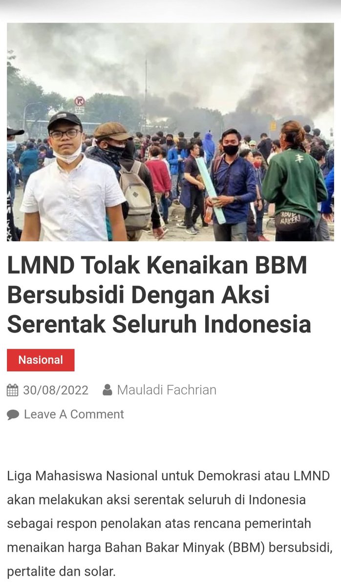 LMND_Tarakan's tweet photo. #LMNDTolakKenaikanBBM #LMND https://t.co/bhHpYgNqde