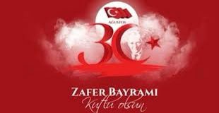 Ulusumuzun milli mücadele sürecindeki en büyük adimi;büyük taaruz zaferinin yildönümünde,Mustafa Kemal Atatürk ve ordumuzun elde ettigi zaferi bir kez daha gururla kutluyoruz.