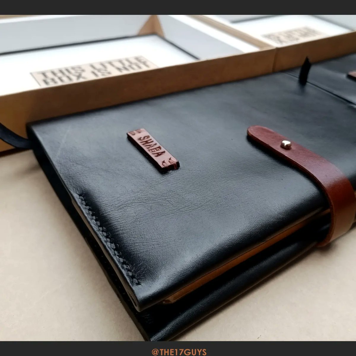 The17guys1's tweet photo. We don't pray to build side hustles,
We hustle to build legacies.
Always living like there's a camera somewhere,
Because at the end, everything is on record,
#LeatherNotepad
Goods for humans with good ideas.
#The17Guys, all we can, while we can. https://t.co/CbVk5sq3u7
