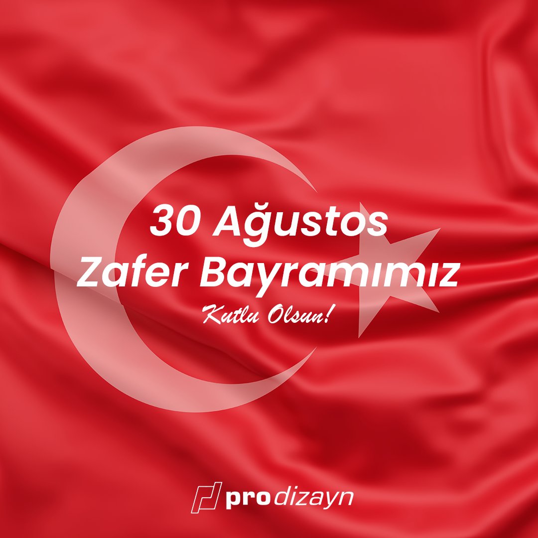 Büyük Taarruz'da kazanılan zaferin 100. yıl dönümünde, başta Ulu Önder Mustafa Kemal Atatürk olmak üzere tüm kahramanlarımızı saygı ve minnetle anıyoruz. 30 Ağustos Zafer Bayramımız Kutlu Olsun! #30ağustoszaferbayramı