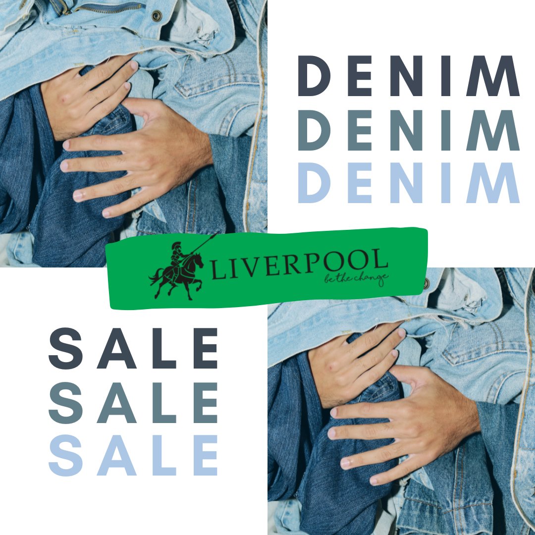 liverpoolbtc's tweet photo. On the hunt for a great looking pair of #denim? 👖WE GOT YOU COVERED!
Visit the nearest #Liverpool #BeTheChange store for exciting offers on #jeans
#LiverpoolLooks #LiverpoolExperience #clothingbrand #mensfashion #mensstyle #trendyoutfits #menwithclass #stylishmen #CrazyDeals https://t.co/h6kGib2HpK
