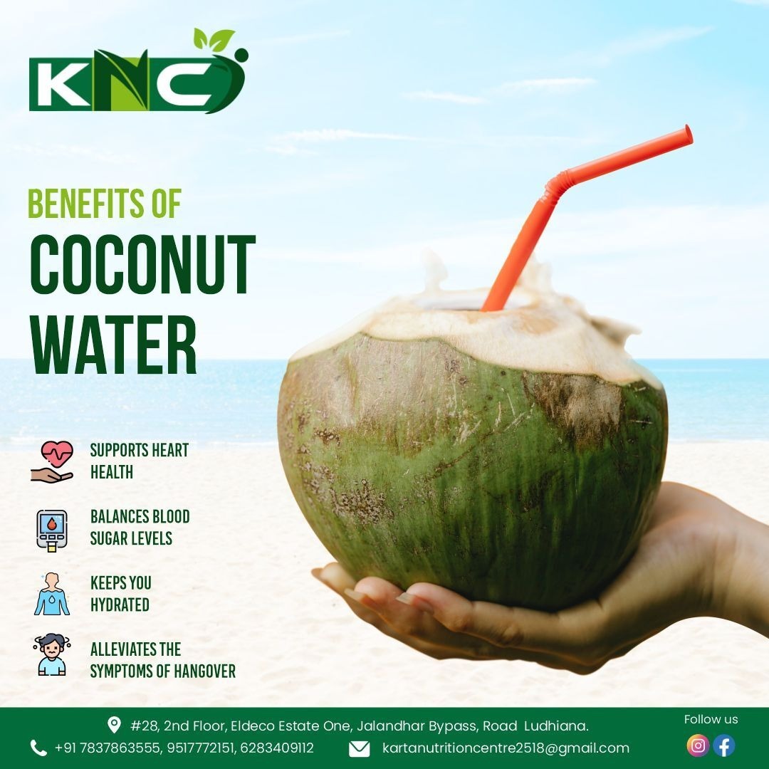 KartarNutrition's tweet photo. Coconut water is rich in electrolytes and carbohydrates such as sodium, potassium, and magnesium. Coconut water is commonly used to treat and prevent dehydration.
#hearthealth #health #heart #healthylifestyle #wellness #nutrition https://t.co/OQwRKJxUi0
