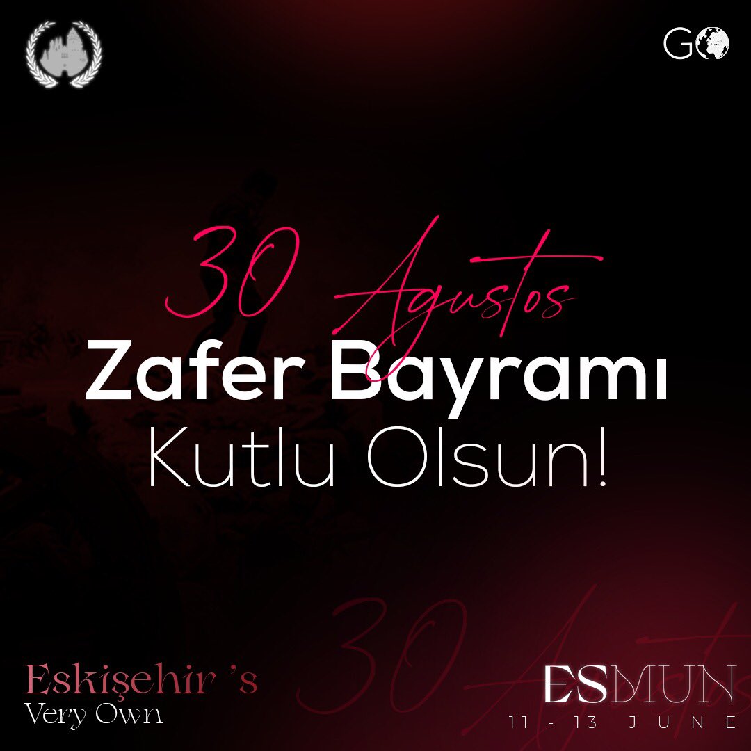 ESMUNConference's tweet photo. 30th of August is the day we took the most crucial steps toward independence. Mustafa Kemal Atatürk and the Turkish army won the victory, and now we proudly celebrate this day as Turkish Victory Day. https://t.co/HkC08HsvP7