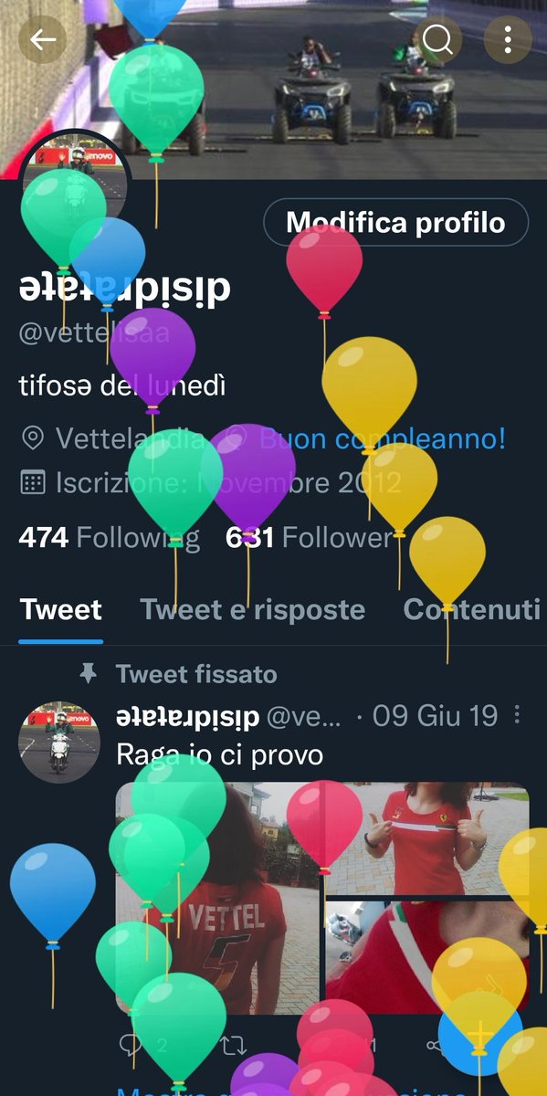 vettelisaa's tweet photo. Oggi palloncini, mi dicono 😎
+27 https://t.co/gCxC6QH6Ku