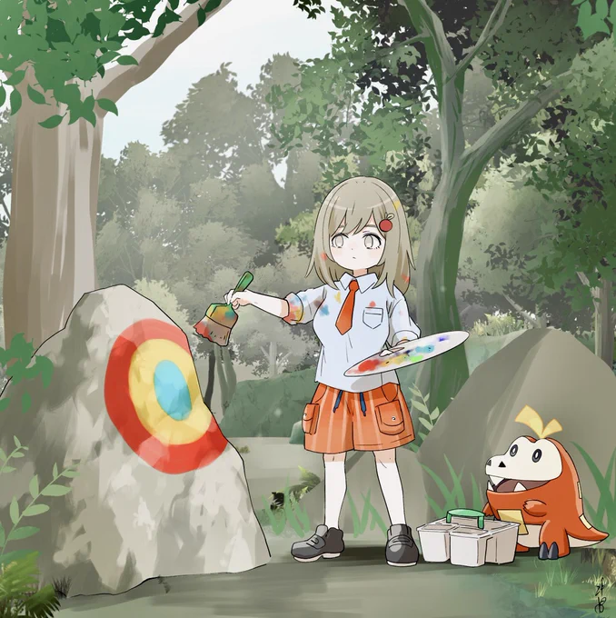 なんか描いてみたりんご 