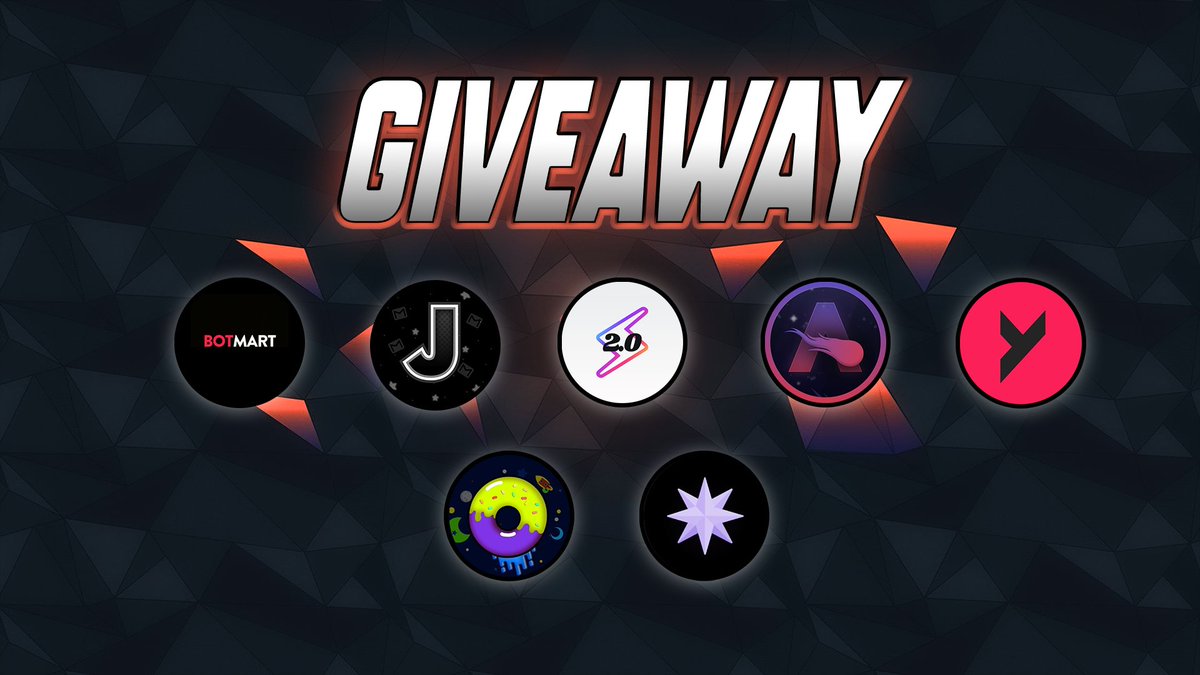 Le Wild Giveaway Appear🤪

<a href="/DonutProxies/">DONUT_proxies</a> 3GB x 3 Winners
<a href="/astroalertscg/">Astro Alerts</a> x 5 Monthlies
<a href="/SwishTools/">Swish</a> x 3 Monthlies
<a href="/MonitorsYeet/">Yeet</a> x 1 Free Weekly
<a href="/polarisaio/">Polaris</a> x 1 Renewal🔑
<a href="/botmrt/">BotMart™</a> x $15mm Code
<a href="/Jannnounts/">Jannnounts</a> 5 OC x 2 Winners

Must:
➡️Follow all accounts
🙎‍♂️Tag 2 Friends
🔁Retweet