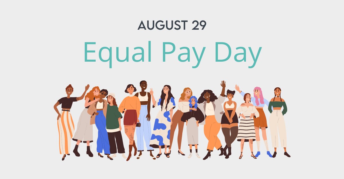 SixDegreesExec's tweet photo. “Equal Pay Day” is the 29th of August, a date selected to represent the 60 extra days women need to work to earn the male equivalent. 

https://t.co/mdFVskRUbf

#equalpayday #genderpaygap #WEGAgency #diversity #inclusion #leadership #recruitment https://t.co/UnsJaW6eux
