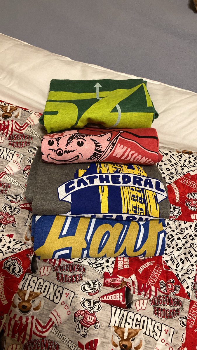 PiChick09's tweet image. Proud of my initial packing for this week’s trip to Pitt for the Backyard Brawl. See you there @alex_kirshner?