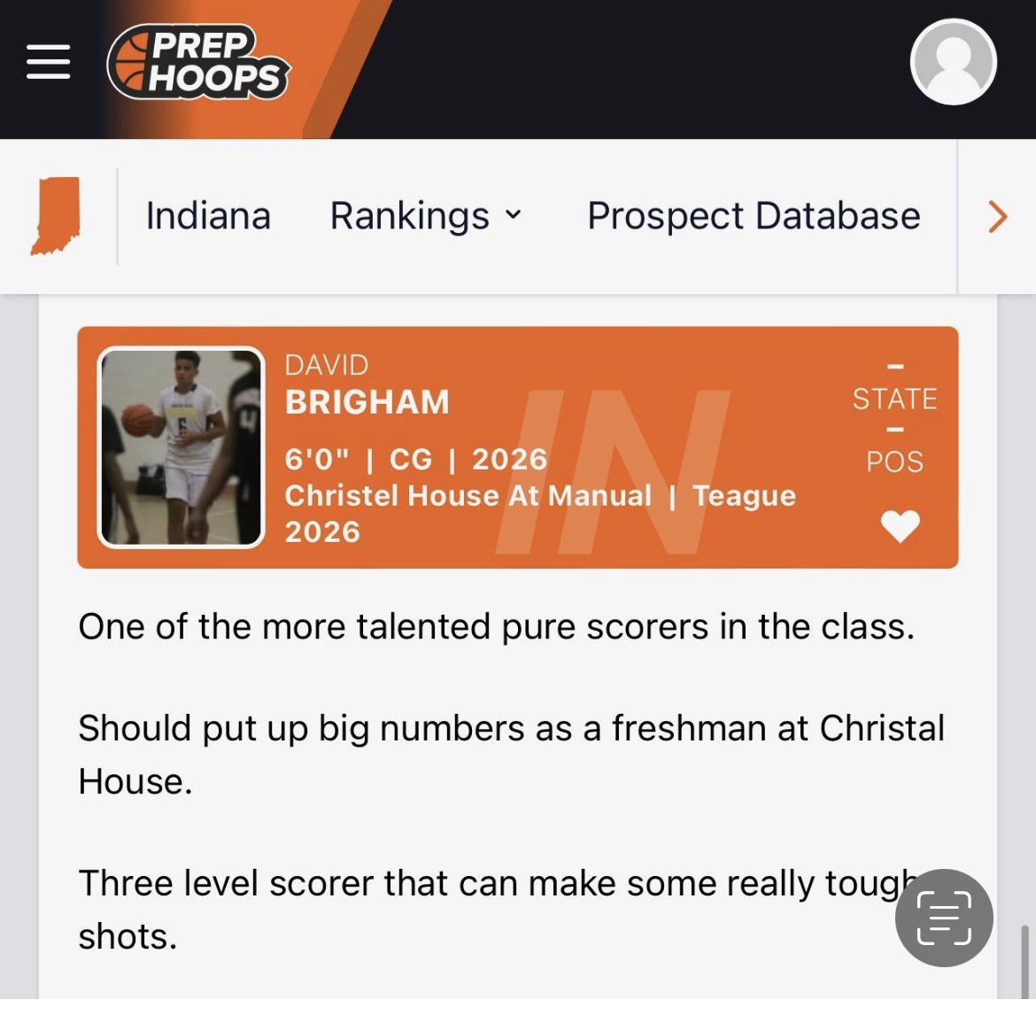 Looking forward to coaching this young man!!