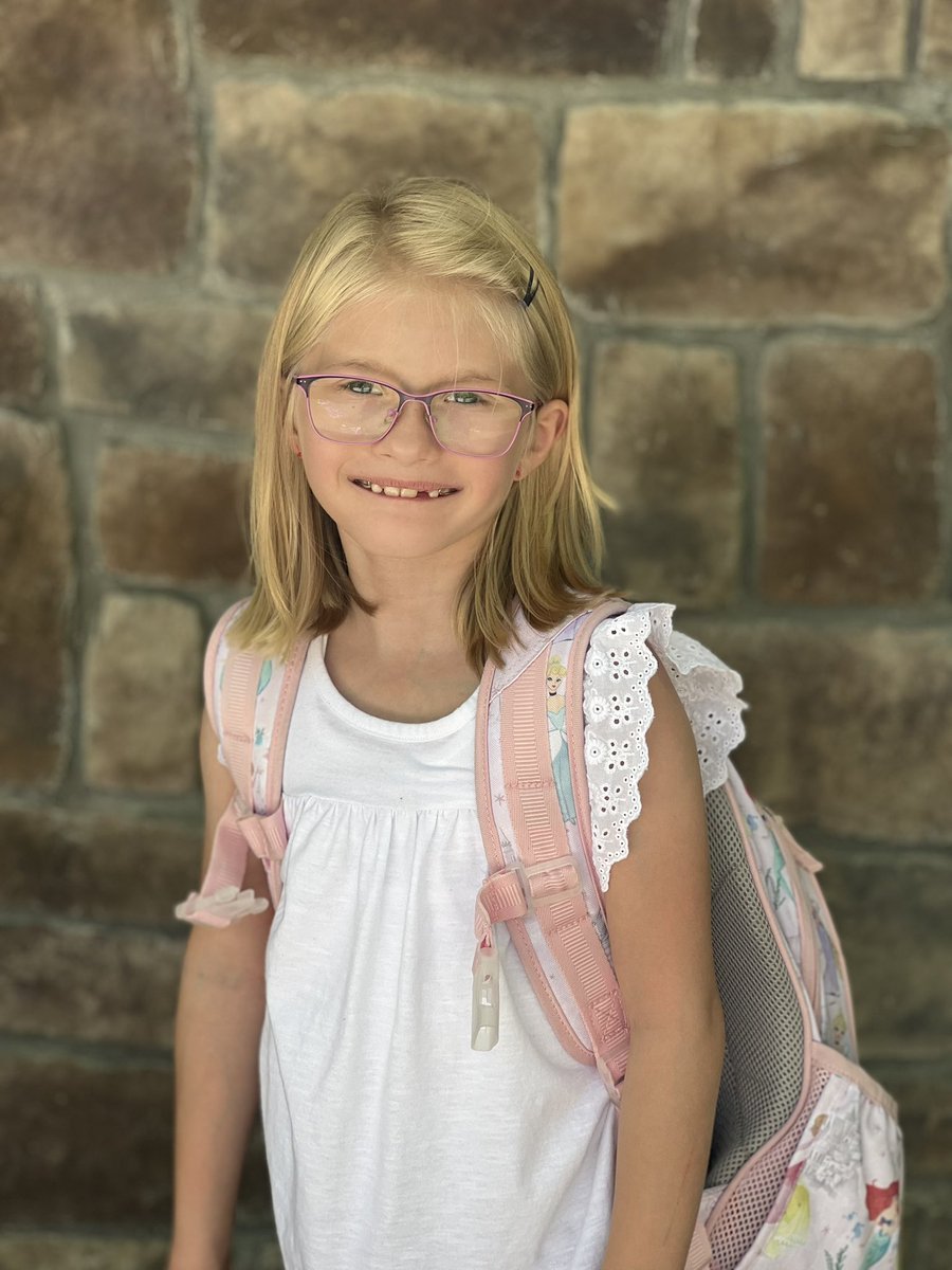 MrsKatieLee's tweet photo. First day of third grade!  @Timothy_C_Lee  #firstdayofschool #twinsisters https://t.co/focNxL0dnV