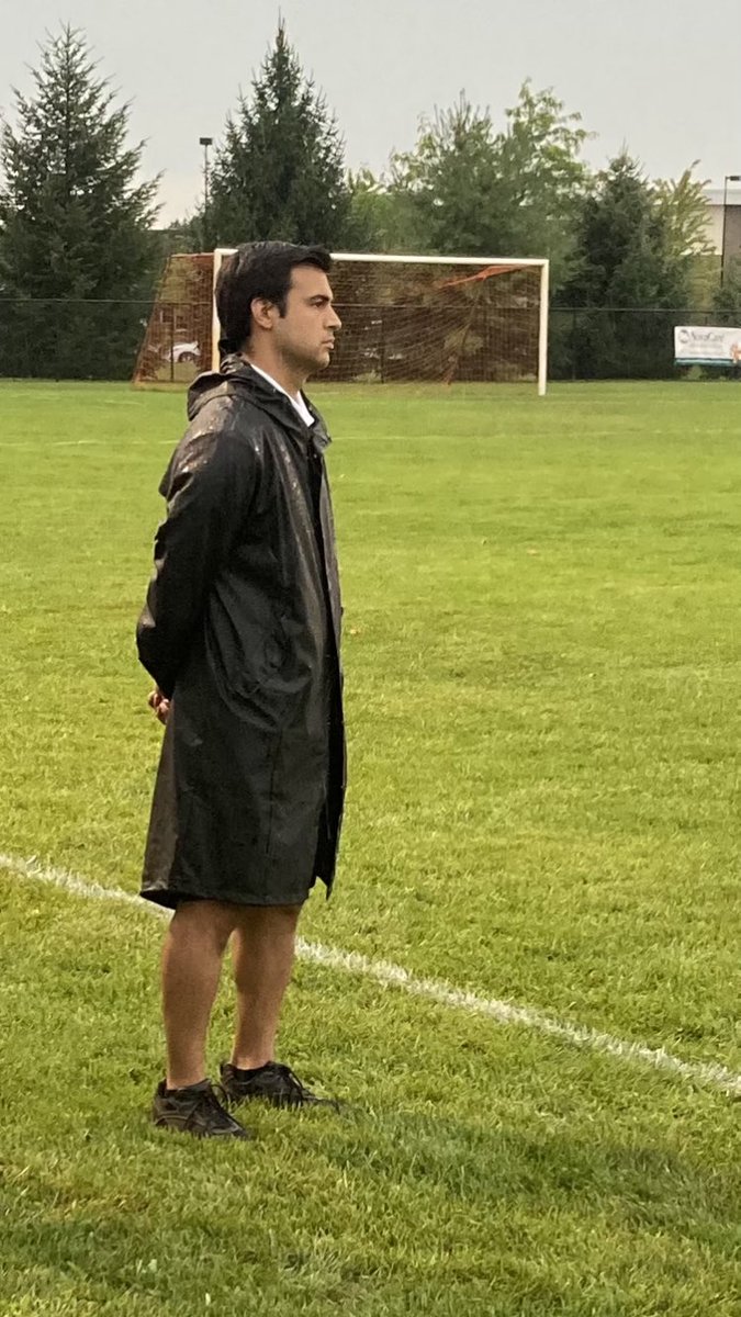 FentonAD's tweet photo. Congratulations to Coach Kunji on earning his first home victory as the head coach for Fenton High School Varsity Soccer!!!  The team fought hard to a well earned 3-2 victory over Brandon HS.   Great effort by both sides. https://t.co/OfYb41MBd5
