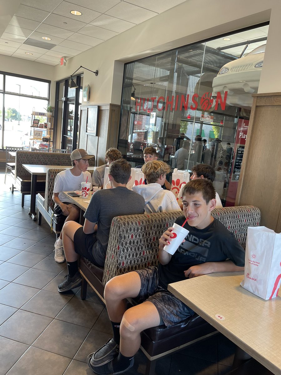 BHSSoccer6's tweet photo. Huge shoutout to Chick-fil-A and all who came out today to support us. Thank you!!! https://t.co/Q5e3Dn6QEy
