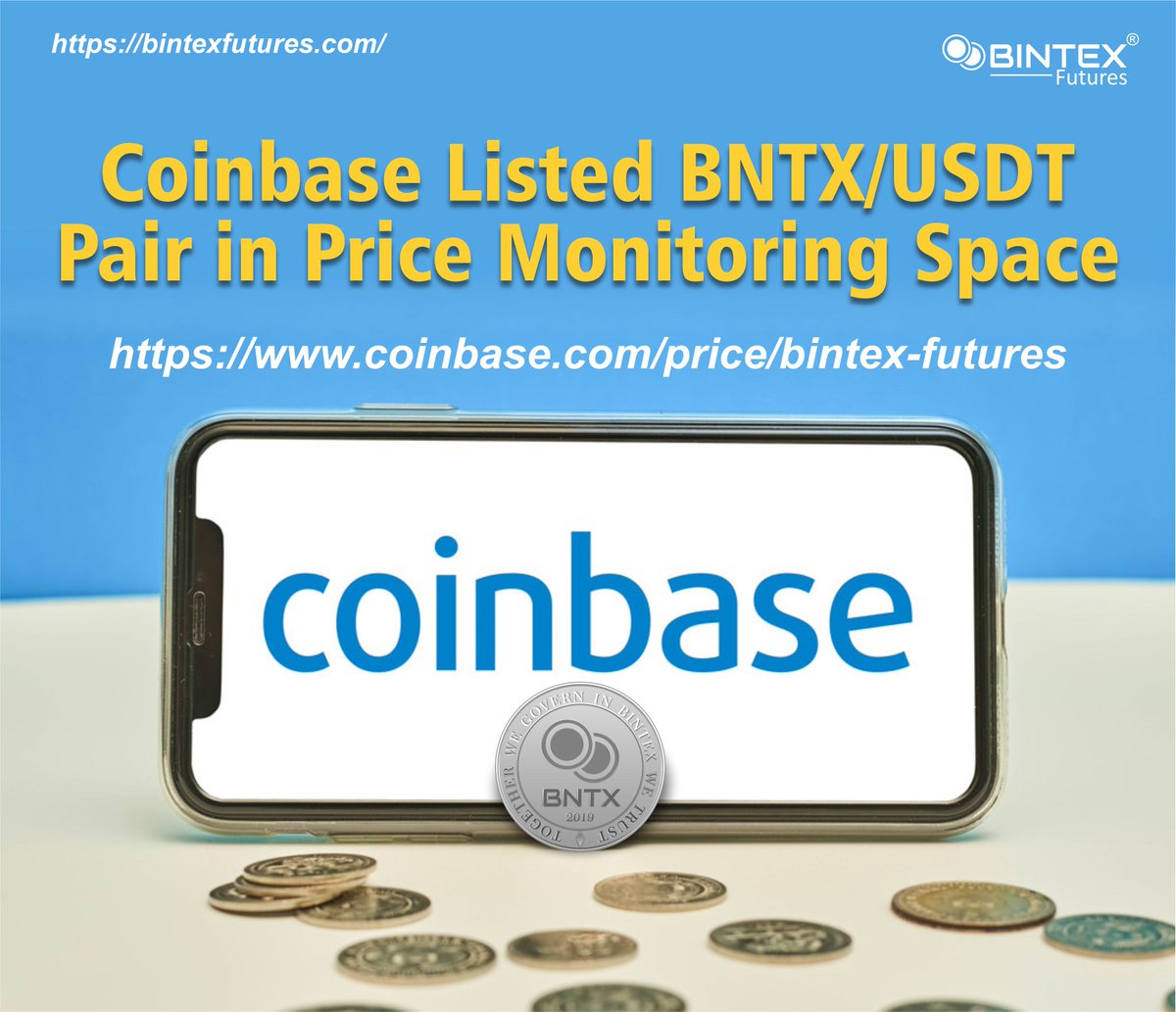 Update ⌛️⌛️
Coinbase Listed BNTX/USDT pair in price monitoring  

Coinbase - BNTX/USDT : coinbase.com/price/bintex-f…
Trade BNTX / USDT : bitforex.com/en/spot/bntx_u…
#BNTX  Wallet #cryptocurrencies #BitForex #VINDAX

#LedgerPayU Zero Fee Wallet

LedgerChain : ledgerchainscan.com 
#LDC