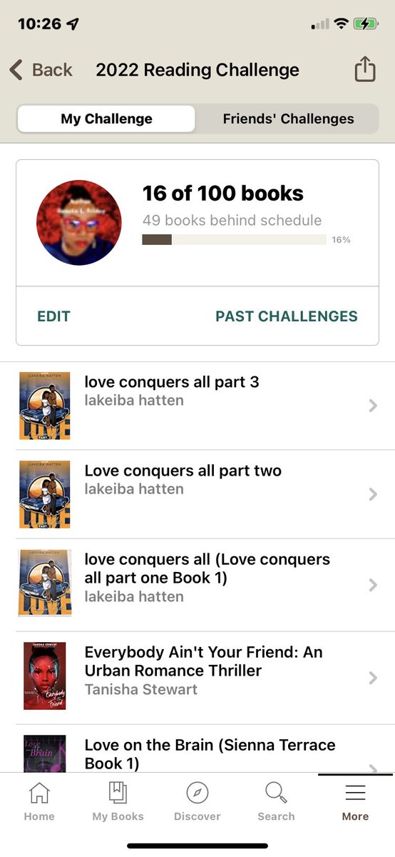 renatolfriday's tweet photo. I’m so behind on my goal lol. I think I’m gonna edit this to 50 books and start #SeriesSeptember to help move me along. I have a lot of series so it shouldn’t be hard. https://t.co/RG5AMYvopA