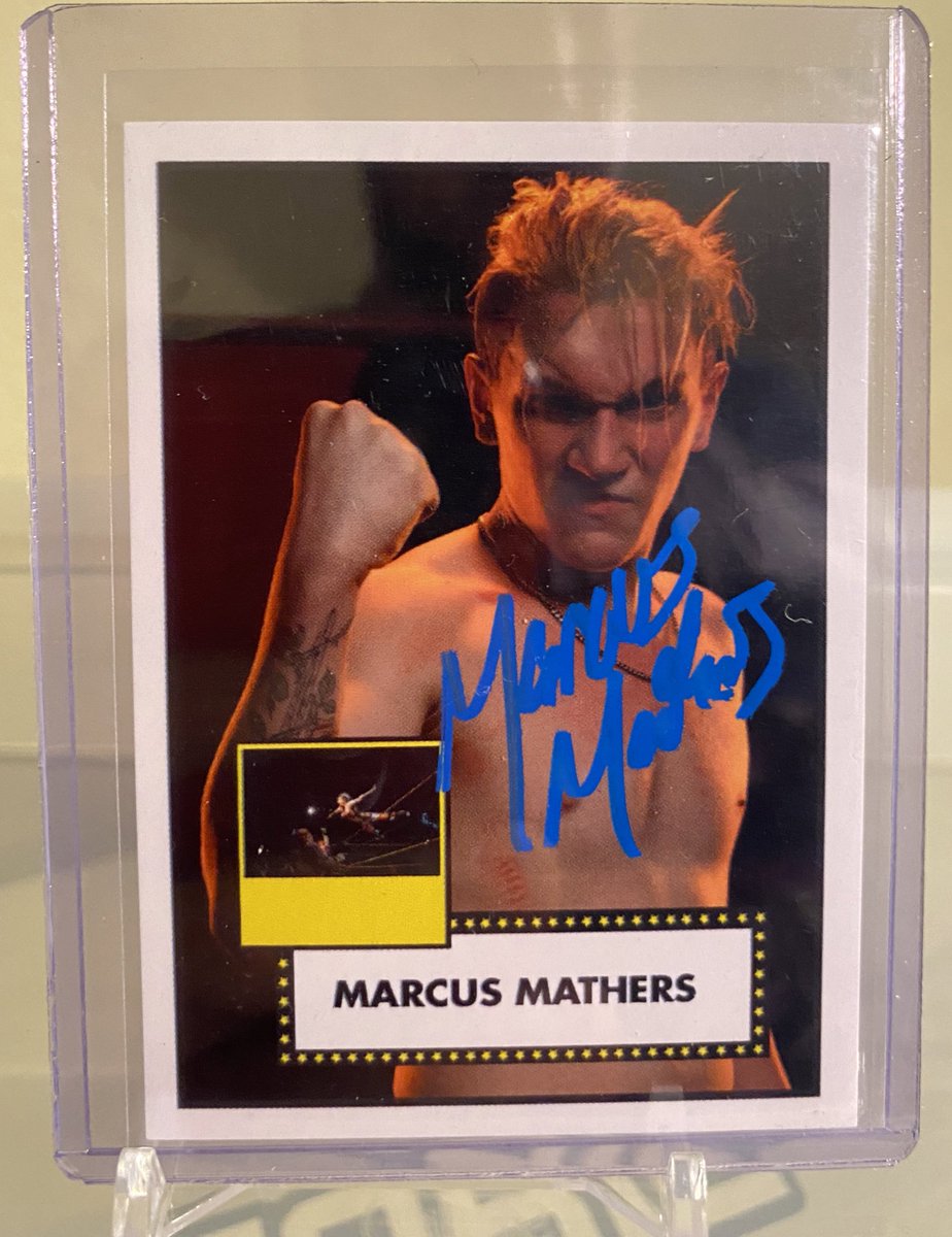 My Marcus Mathers @Topps signed trading card @MarcusMathers1 

#MarcusMathers #Indywrestling
