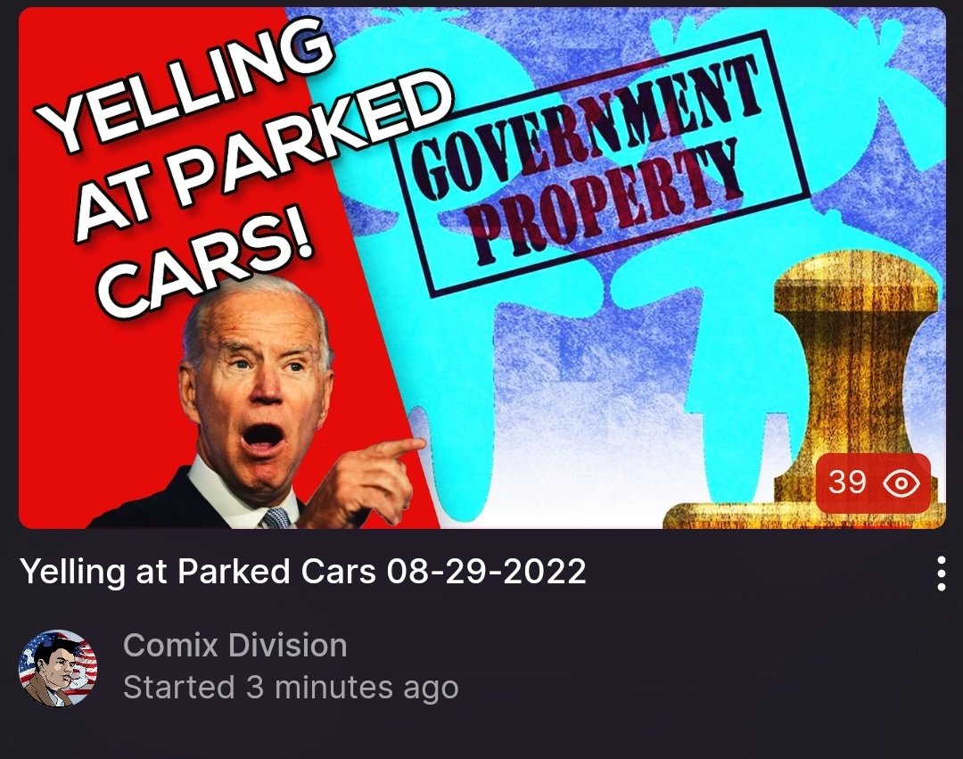 GNinjuh's tweet photo. 🗣 #YellingAtParkedCars 🚗 08-29-2029 
#Government #Property 

YELLING TONIGHT: 
@ComixDivision
@CultureCasino
@TheGoodVoiceGuy
@Nickweiser
@Mr_brahmabull
@ToxicManFlu [PRODUCTÓR!]

#ComixDivision⚡
Join #DixDivision
Join #VagGuard
https://t.co/fgZCRtzIPy https://t.co/o5NMX8jN7v