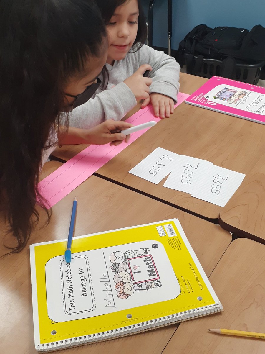 cycabrera76's tweet photo. Today my students were ordering numbers on a number line. They did an amazing job! So happy/proud to see them collaborating and listening to their thinking! #PISDMathChat #GardensEl #gatorslearn #3rdgraderocks https://t.co/GfimkeeLX5