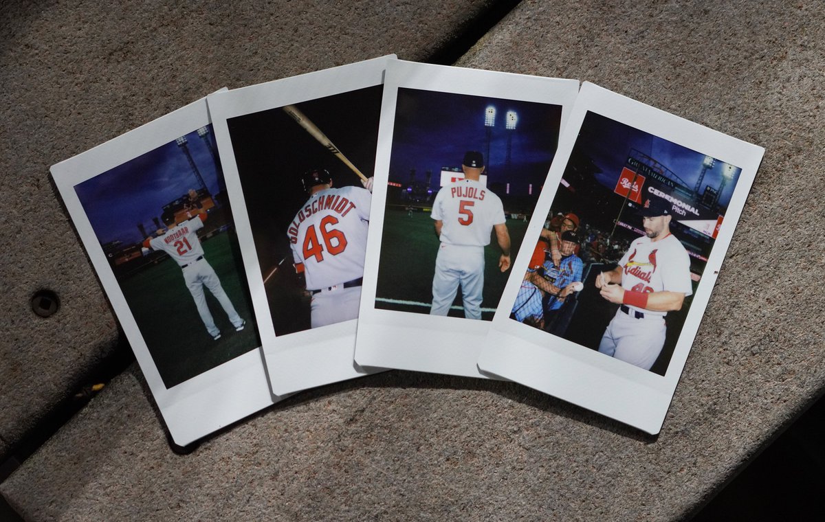 Cardinals's tweet photo. #RainDelayPolaroids https://t.co/uUP9M0ft35