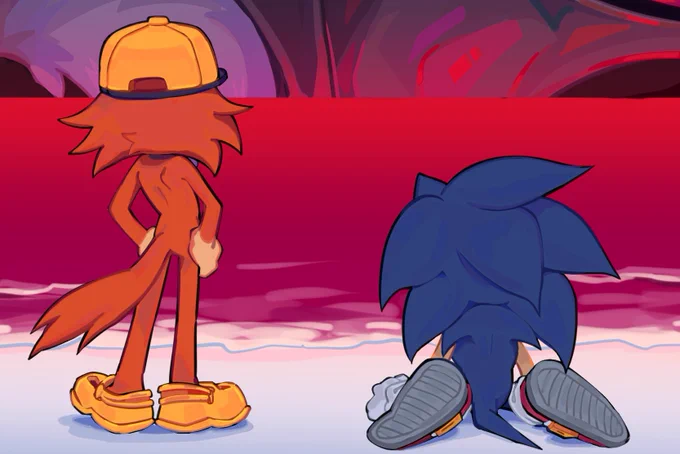 zoomed in version of sonic and ian jr  