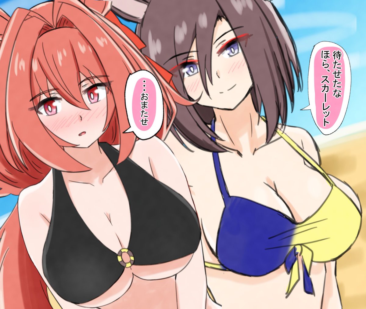 2人組多し
 #今月描いた絵を晒そう #ウマ娘 
