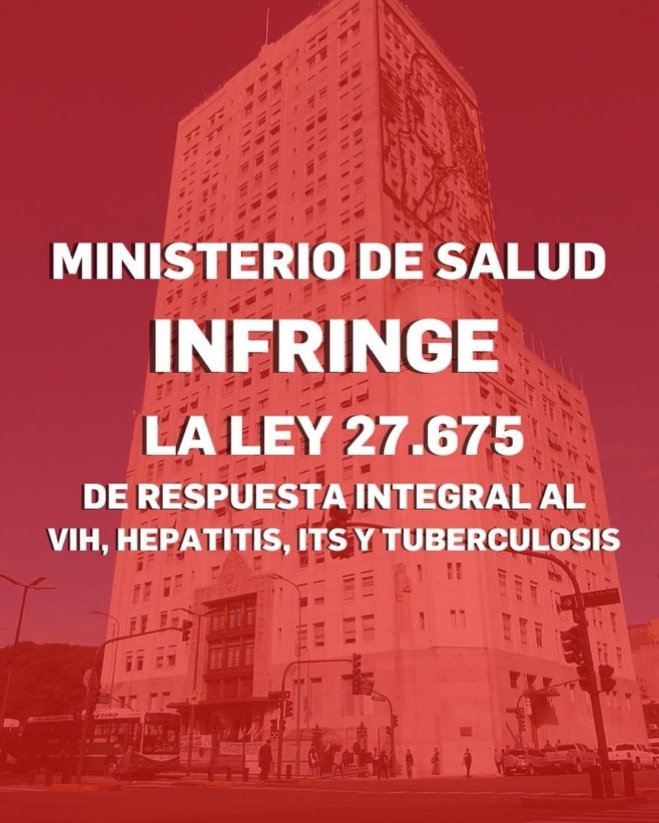 AXV5's tweet photo. Desde el Frente Nacional por la Salud de las Personas con VIH, Hepatitis Virales y Tuberculosis manifestamos nuestra enorme preocupación ante el Encuentro Nacional de referentes de VIH, Hepatitis Virales y Tuberculosis que organizó la semana pasada [...] https://t.co/fN3qIspV23