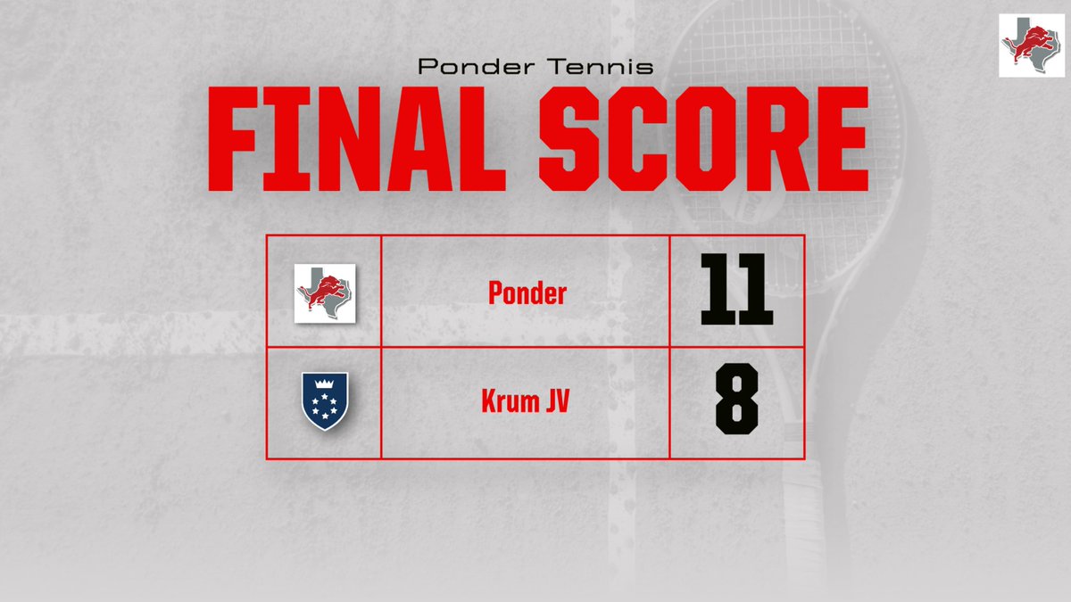 FIRST EVER fall tennis W for the Lions, which brings us to 1-1 on the season. #TheGenesis
