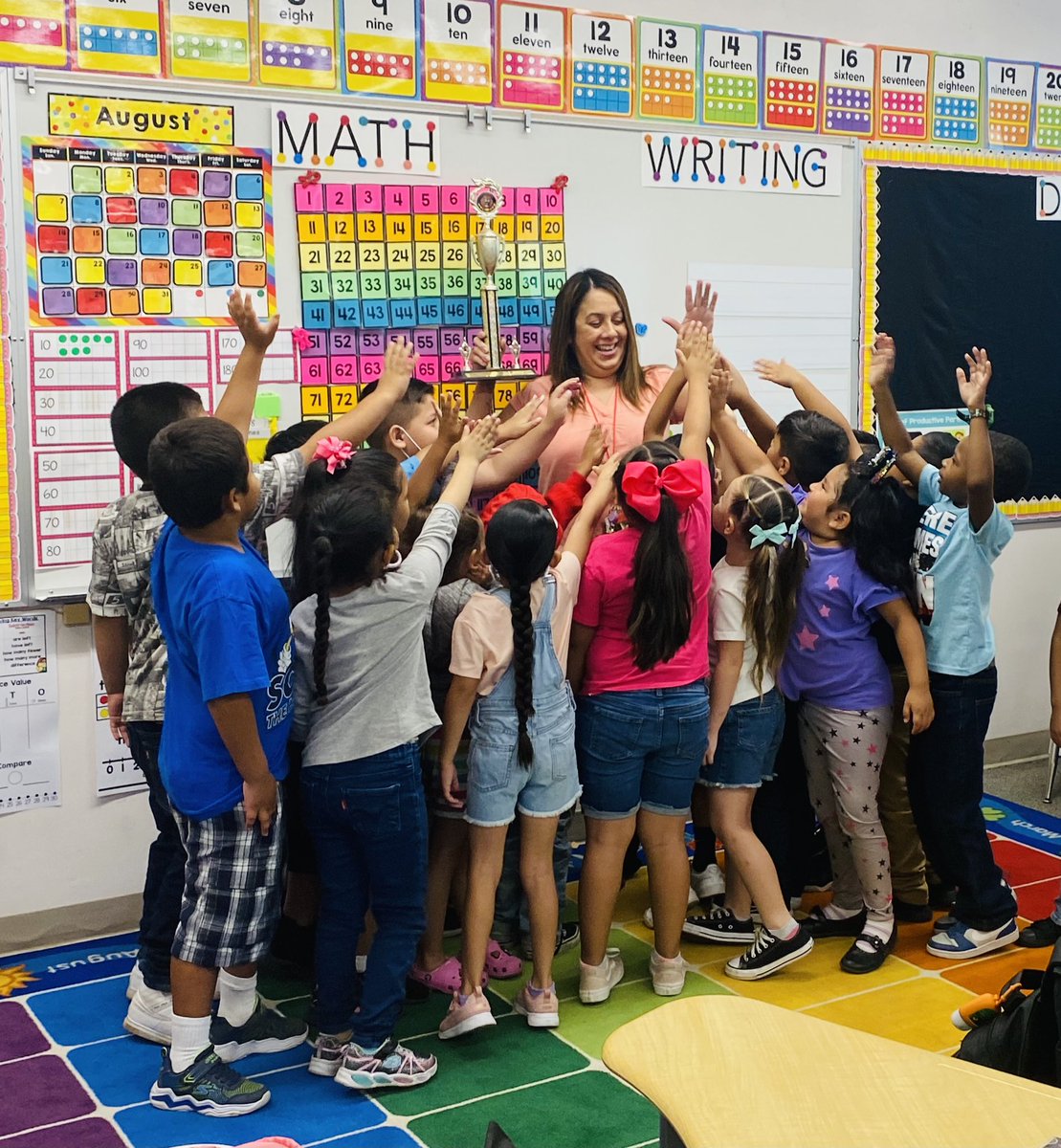 100% in attendance all last week trophy goes to Mrs Rodriguez and her kiddos 🦁!! <a href="/AttendanceBcsd/">BCSD Attendance ASW Team</a> <a href="/Team_BCSD/">Bakersfield City School District</a> <a href="/Team_BCSD/">Bakersfield City School District</a>