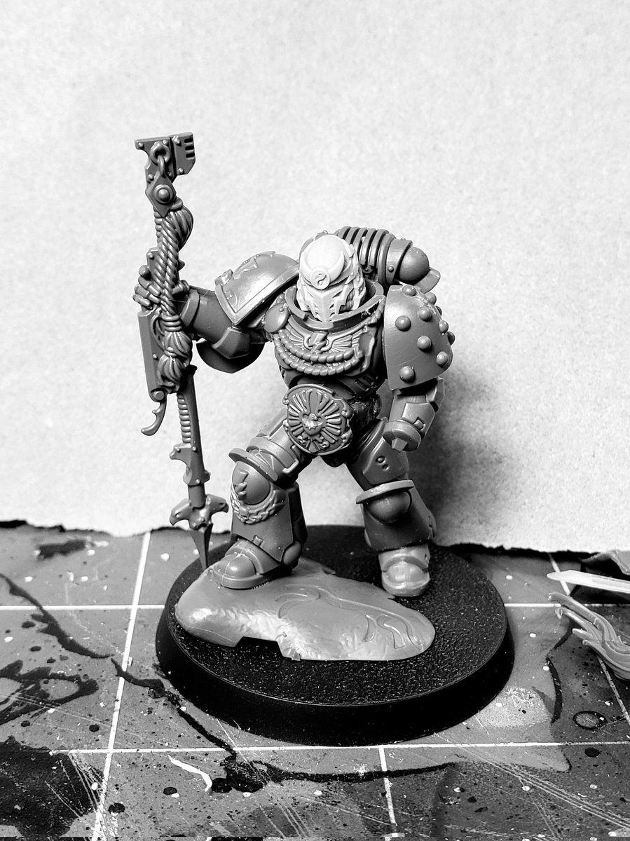 #hobbystreak day 219; started converting kor'sarro into a standard bearer