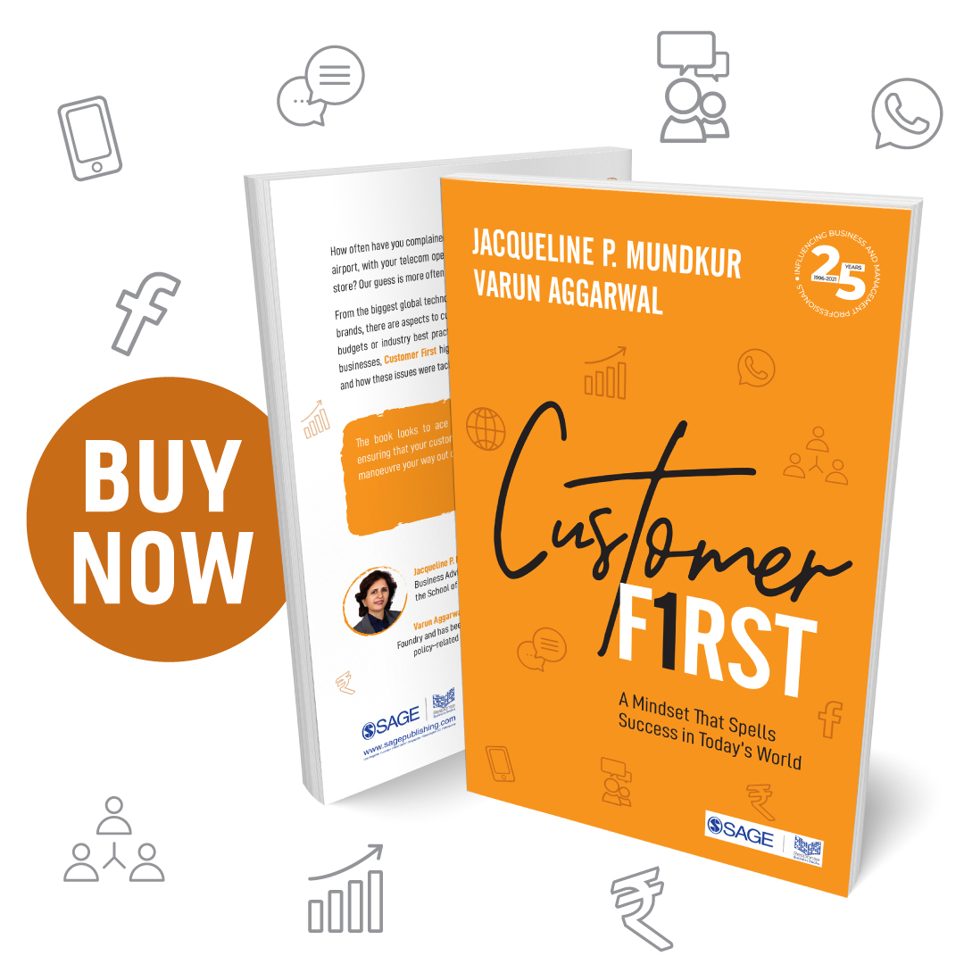 SagePubIndia's tweet photo. #NewOnTheShelf
Through 13 relatable stories from Indian businesses, #CustomerFirst highlights the lapses in customer experience efforts and how these issues were tackled or could have been successfully tackled. Get your copy today @ https://t.co/Plh3M4QIlF
#SAGEResponse https://t.co/mPsyXZIOPi