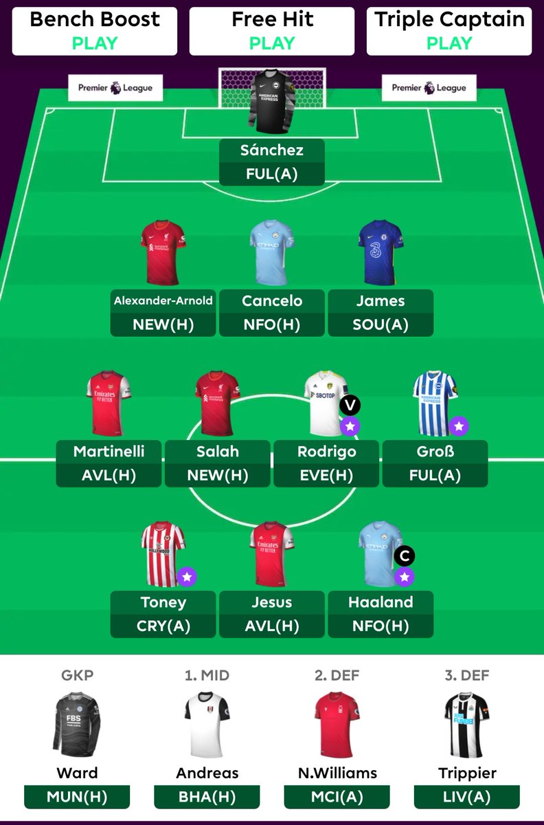 Fplfraudz_Conor's tweet photo. Why does the Rodrigo captain look so tempting!!

#FPL #Fantasypremierleague #GW5 #FPLcommunity #premierleague https://t.co/x5eci6QE8d