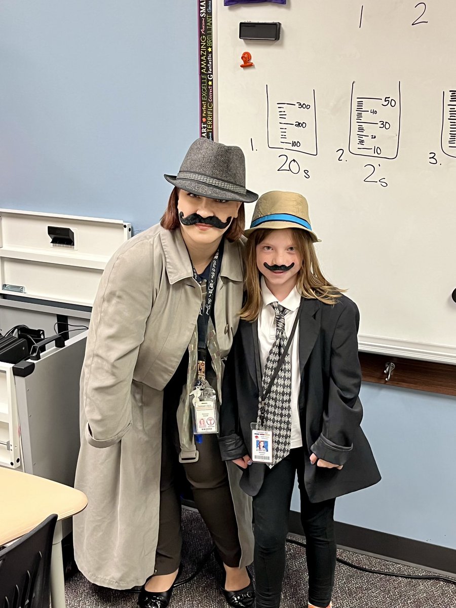 ShannonHeniff's tweet photo. Special Agent Heniff and her partner, Special Agent Heniff are learning to protect their identities @TISDDPES during Digital Citizenship week! #TISD #deckerstrong #teamtomball https://t.co/x7P6ileOyg