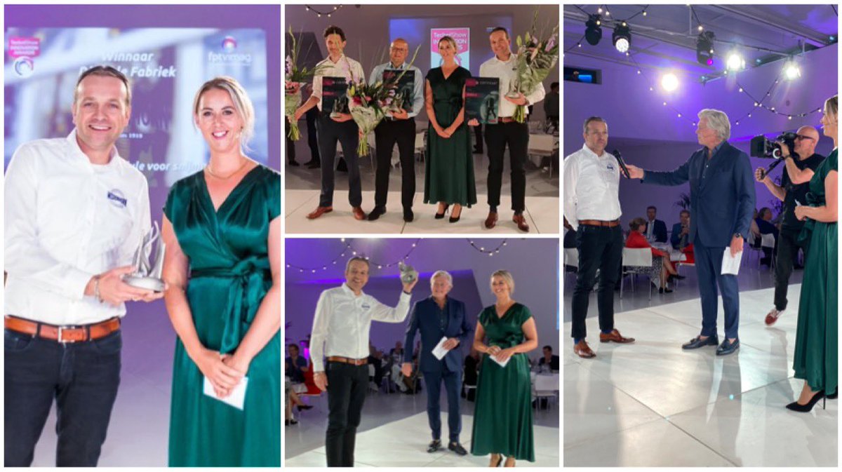 De #TechniShow moet nog beginnen, maar kan nu al niet meer stuk voor #Widenhorn, want wij hebben de Innovatie Award in de categorie Digitale Fabriek gewonnen. Een enorme verrassing en fantastische waardering! Bezoek ons op stand 7.D001 voor alle #Plaatbewerking  innovaties!
