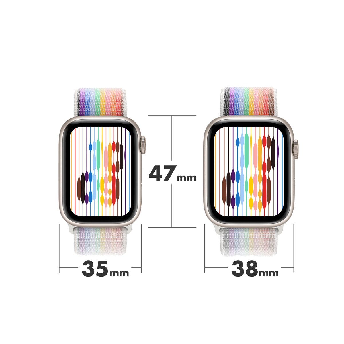 UltimateEz's tweet photo. 9月に発表される新型Apple Watch。
Proモデルとして「47mm」のモデルが出るという噂もあって、「欲しいけど今までのバンドと互換性ないと嫌だな〜」と思ってたんだけど…

これなら、「バンド互換」「47mm」の両立ができるな！ https://t.co/HL7RlDhO4R