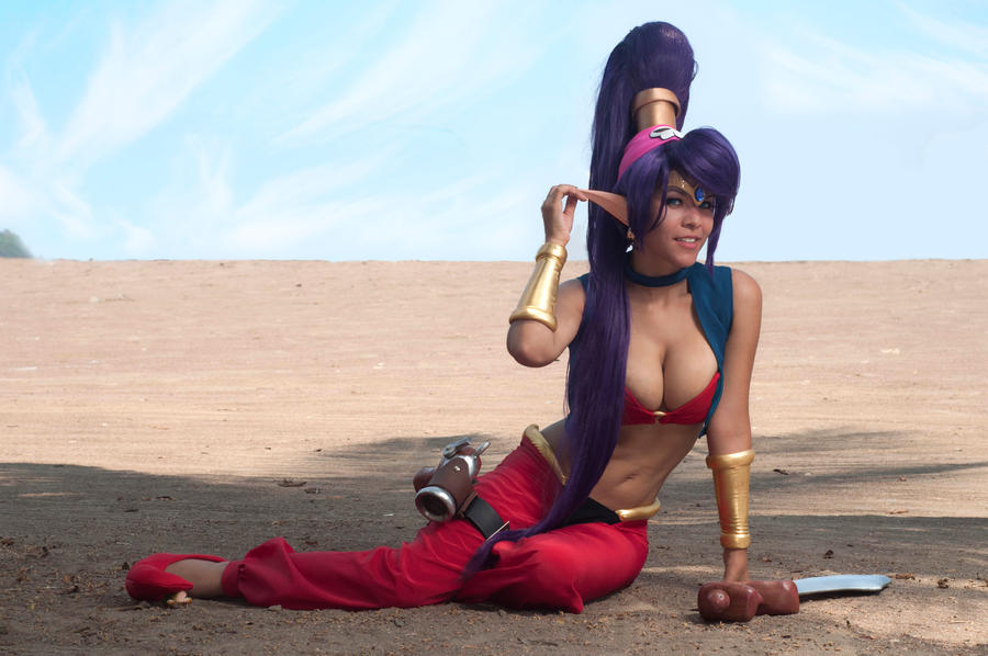 Howl_Hollow's tweet photo. Author: "LeslieSalas"
Game: #Shantae
Character: #Shantae
Nation: #ScuttleTown 
Origin: #HalfGenie #Human #Hybrid https://t.co/6caVdYcypz