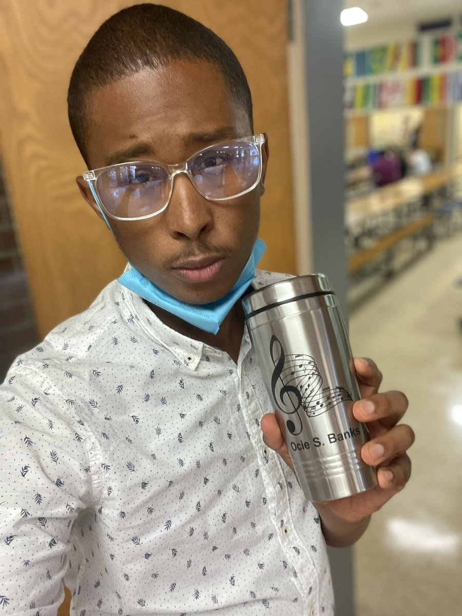 OcieSBanks's tweet photo. The first day of year 6 of teaching was absolutely phenomenal! #BlackConductor #BlackMusicEducator #BlackMaleEducator #OSBMusic https://t.co/jFCqnj3PRR