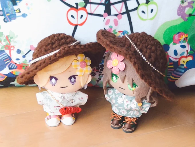 maru蜜柑さん()のお帽子と推しアクセサリーが届きまして、お着替えかわよ〜!秋も使えるお帽子、ぬさんは秋も日焼け対策バッチリですありがとうございました! 