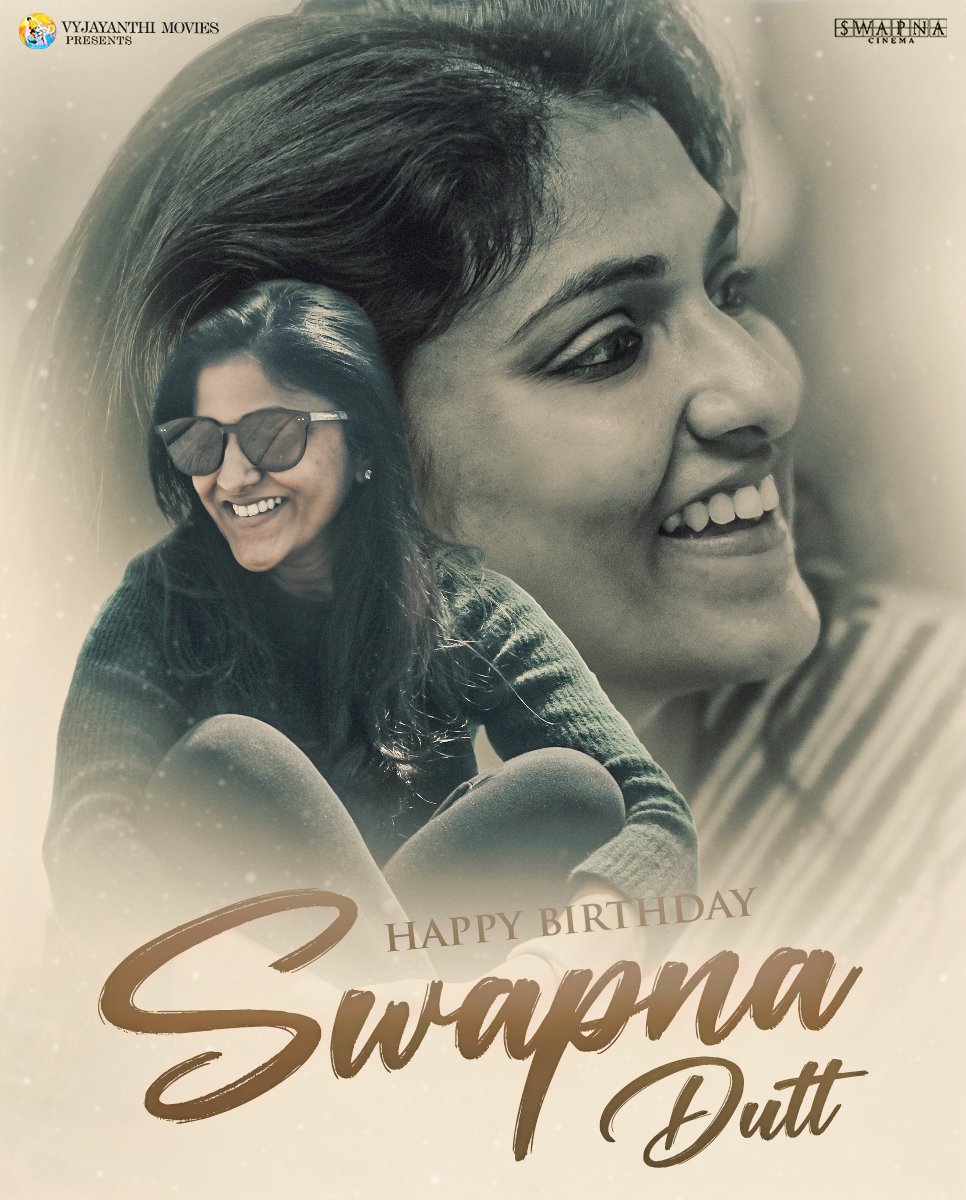 Arshak___3's tweet photo. Wish u a very happy birthday to the best producer the sweetest super women @SwapnaDuttCh garu🤩 on behalf of Our Ram @dulQuer fans❤

Thank u somuch for selecting the best roles for our DQ❣️ #GeminiGaneshan #LieutenantRam 💯
Can't wait to see the next project with DQ🦋
#SitaRamam https://t.co/2qEFzxF3hk