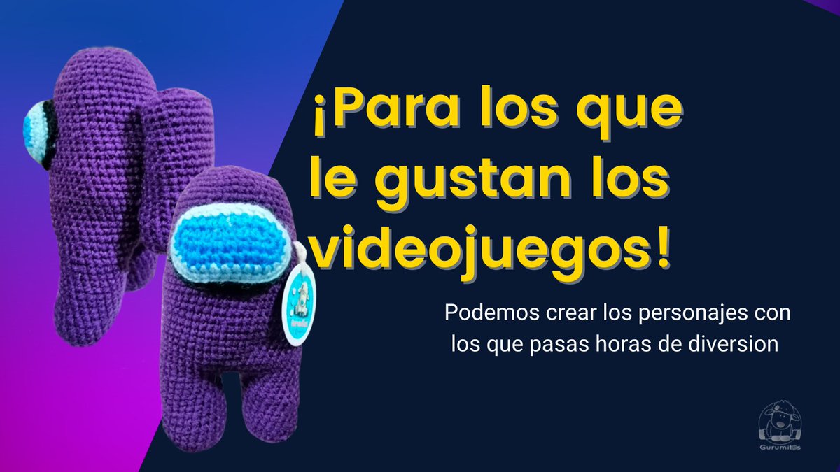 Gurumitosv's tweet photo. Para los Fanáticos de los Videojuegos💻 también tenemos sus "Gurumitos Gamer" 🕹
#gurumitosv #Amigurumi #tejidoamano #Gamer #Amongus #streamer #artesania #ElSalvador https://t.co/oAeGKb3ro6